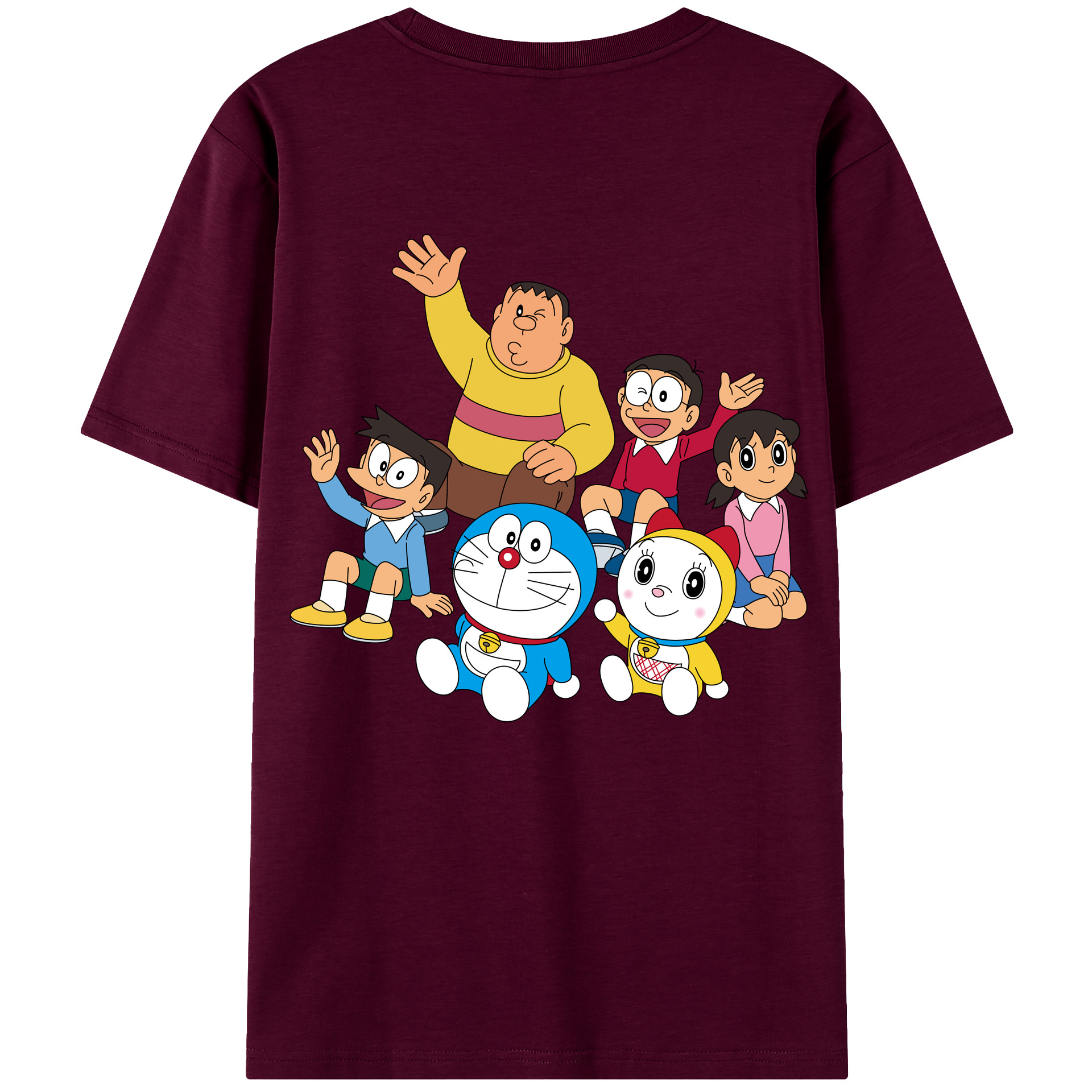 （画像用） ドラえもん 骨川 スネ夫 Doraemon Honekawa Suneo レディース半袖Tシャツ(バックプリント)